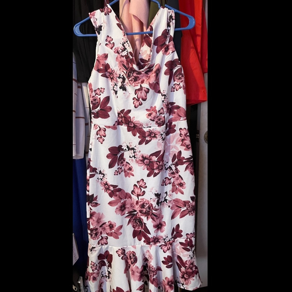 Floral print Boohoo dress